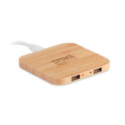 Caricatore wireless in bamboo