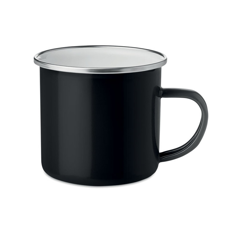Tazza di metallo smaltato