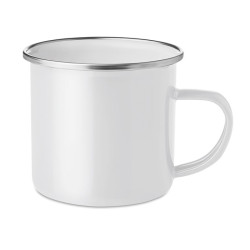 Tazza di metallo smaltato
