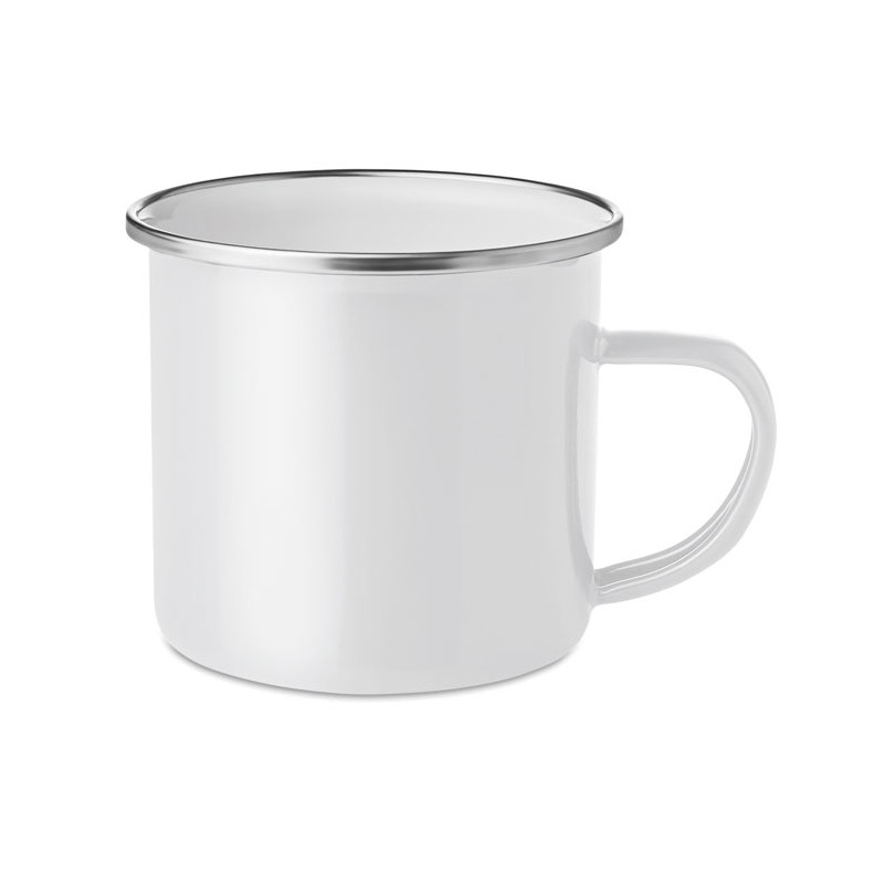 Tazza di metallo smaltato