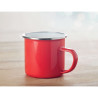 Tazza di metallo smaltato