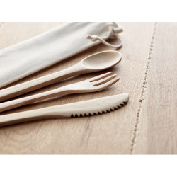 Set posate in bamboo