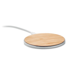 Caricatore wireless in bamboo