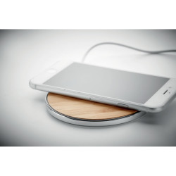 Caricatore wireless in bamboo