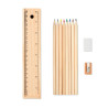 Set 12 penne in box di legno