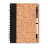 Notebook in sughero c/penna