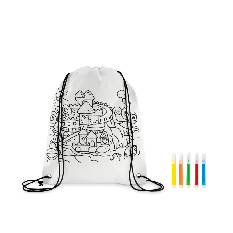Sacca da colorare in non woven