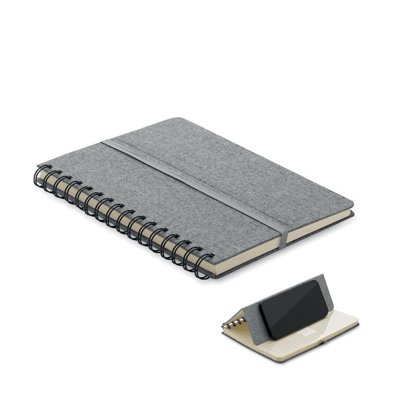 Notebook A5 con supporto per te