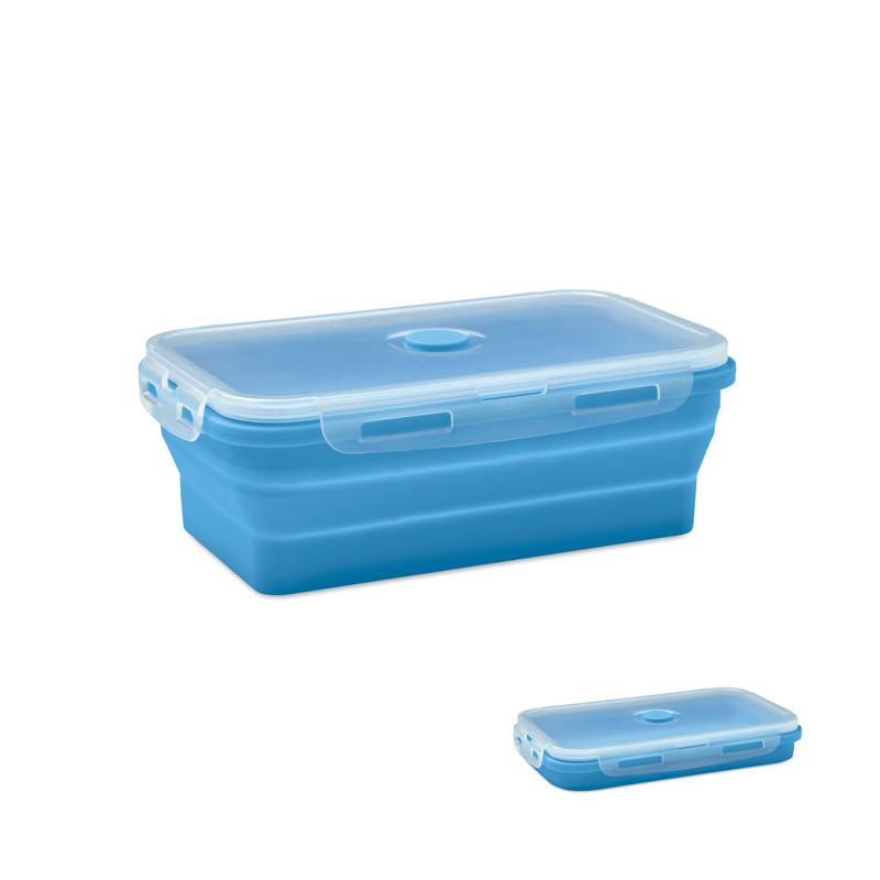 Porta pranzo in silicone pieghe