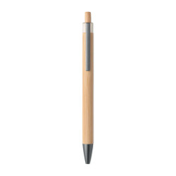 Penna a pulsante in bambù