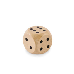 Dadi di legno Schima Ø 3 cm