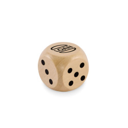 Dadi di legno Schima Ø 3 cm