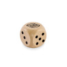 Dadi di legno Schima Ø 3 cm