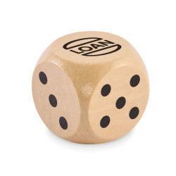 Dadi di legno Schima Ø 5 cm