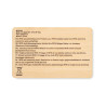 Scheda RFID in bamboo