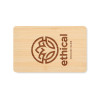 Scheda RFID in bamboo