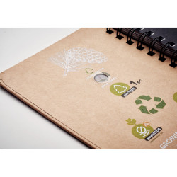 Notebook in legno di pino
