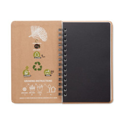 Notebook in legno di pino