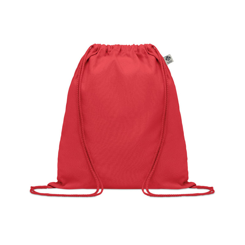 Borsa con coulisse in cotone organ