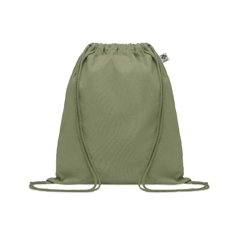 Borsa con coulisse in cotone organ