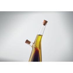 Bottiglia olio e aceto in vetro