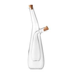 Bottiglia olio e aceto in vetro