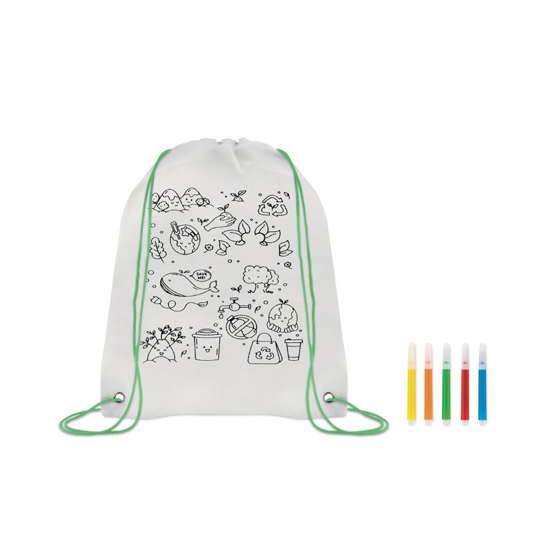 Sacca da colorare in non woven