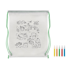 Sacca da colorare in non woven