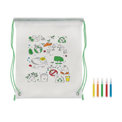 Sacca da colorare in non woven