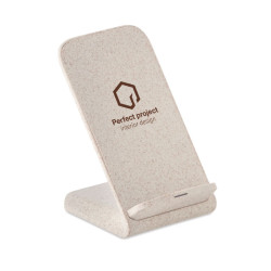 Caricatore wireless in paglia