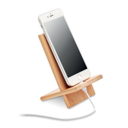 Portatelefono in bamboo
