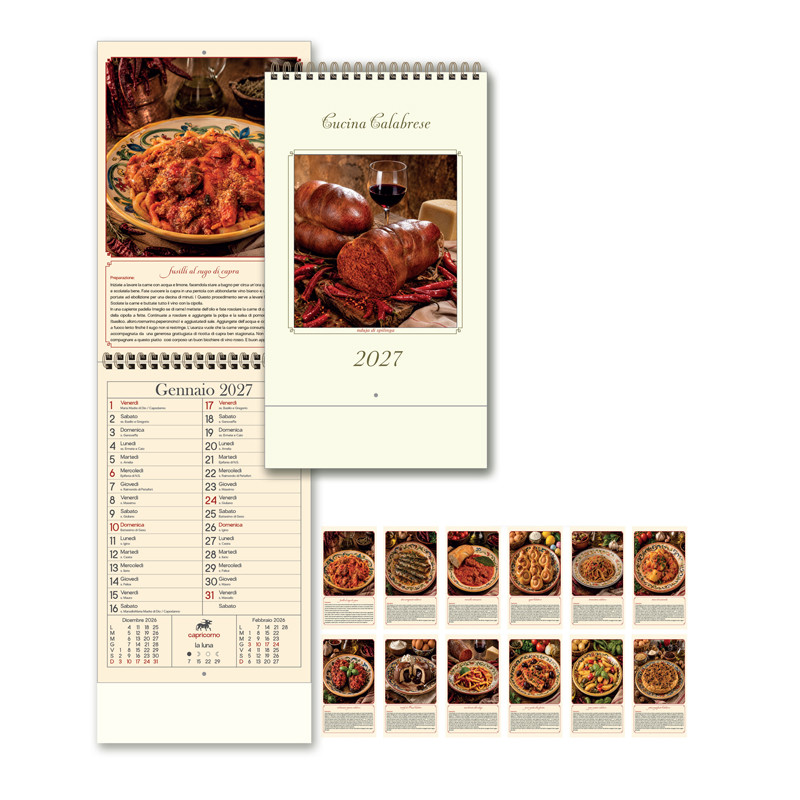 CALENDARIO CUCINA TIPICA CALABRESE 13 FG