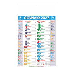 CALENDARIO OLANDESE MULTICOLOR