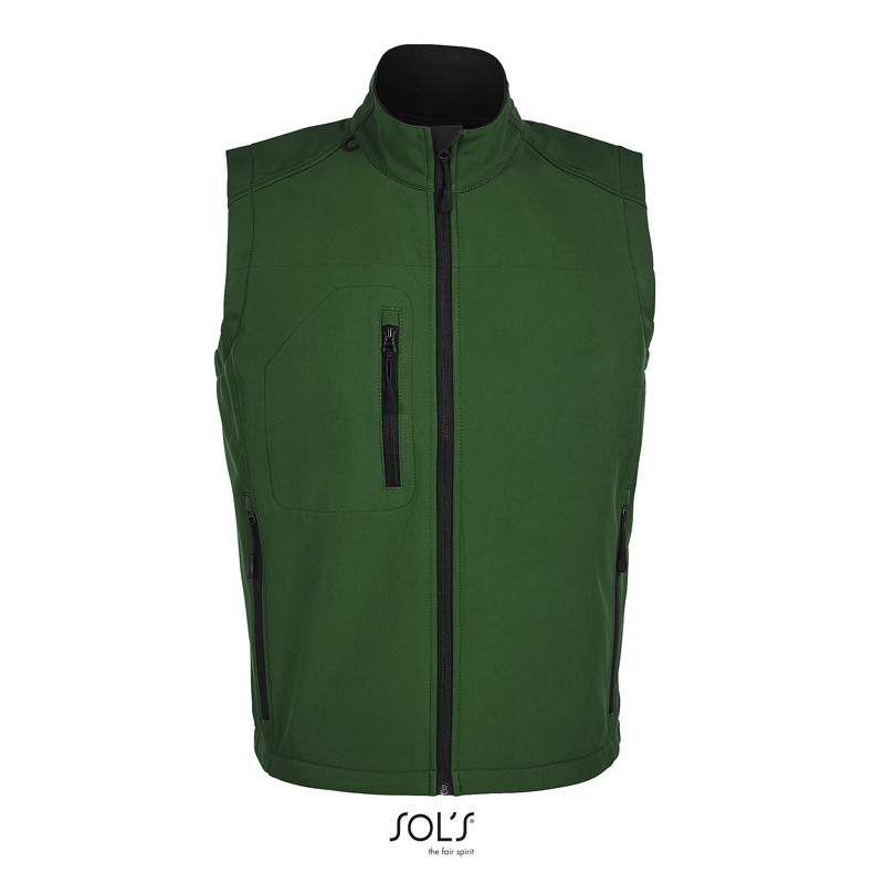 GILET RALLYE MEN UOMO IN SOFTSHELL ZIP INTERA SOL'S