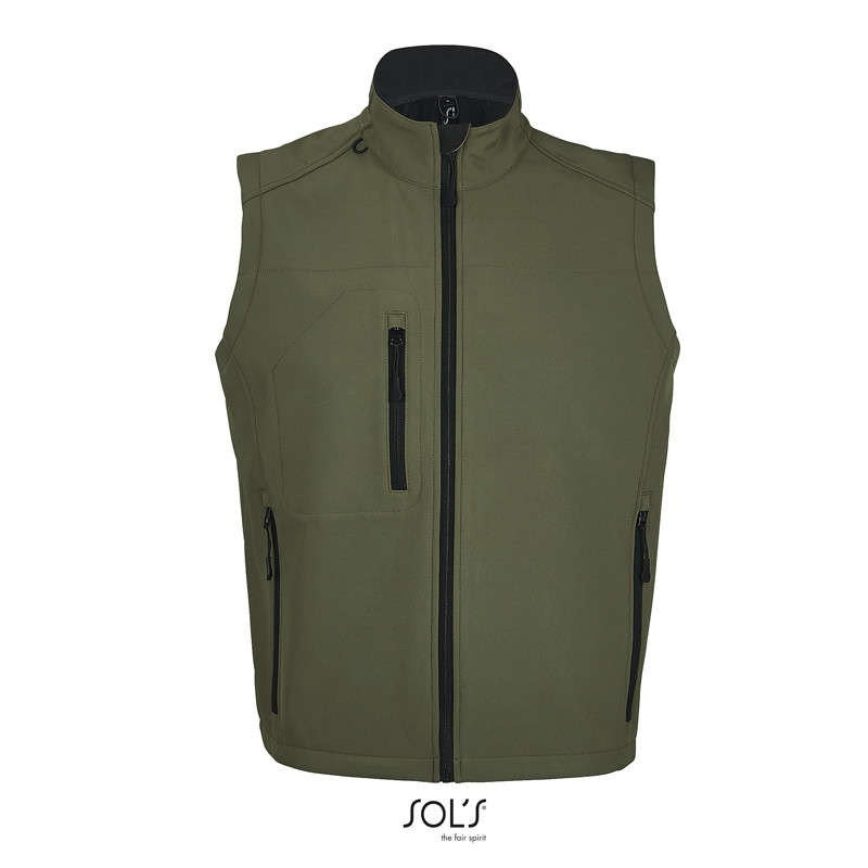 GILET RALLYE MEN UOMO IN SOFTSHELL ZIP INTERA SOL'S