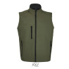 GILET RALLYE MEN UOMO IN SOFTSHELL ZIP INTERA SOL'S