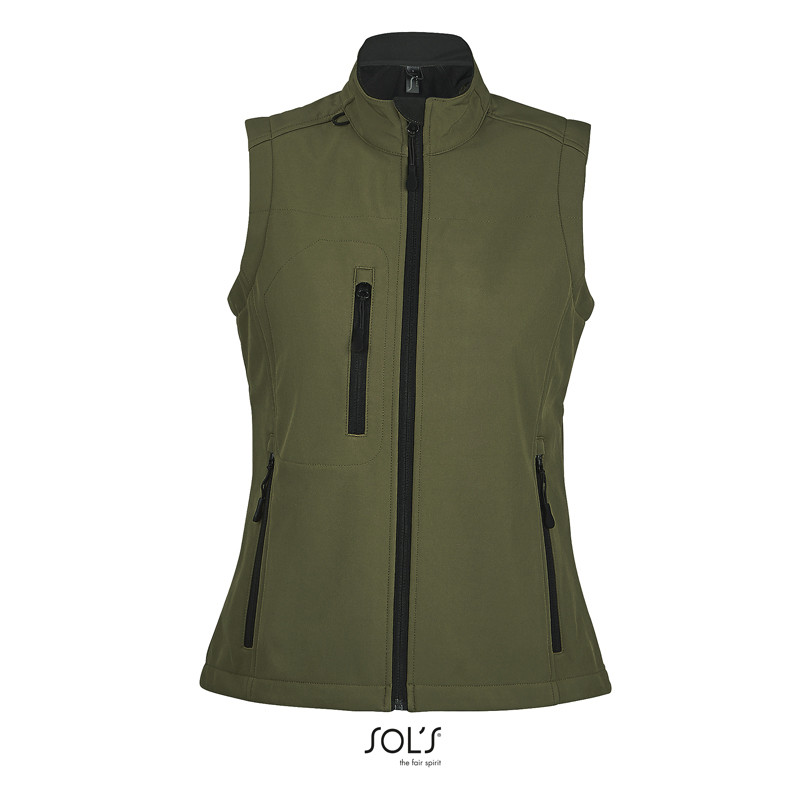 GILET RALLYE WOMEN DONNA IN SOFTSHELL ZIP INTERA SOL'S