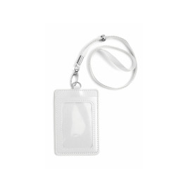 PORTA BADGE IN SIMILPELLE