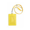 PORTA BADGE IN SIMILPELLE