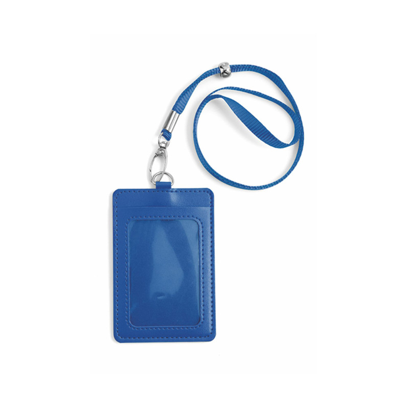 PORTA BADGE IN SIMILPELLE