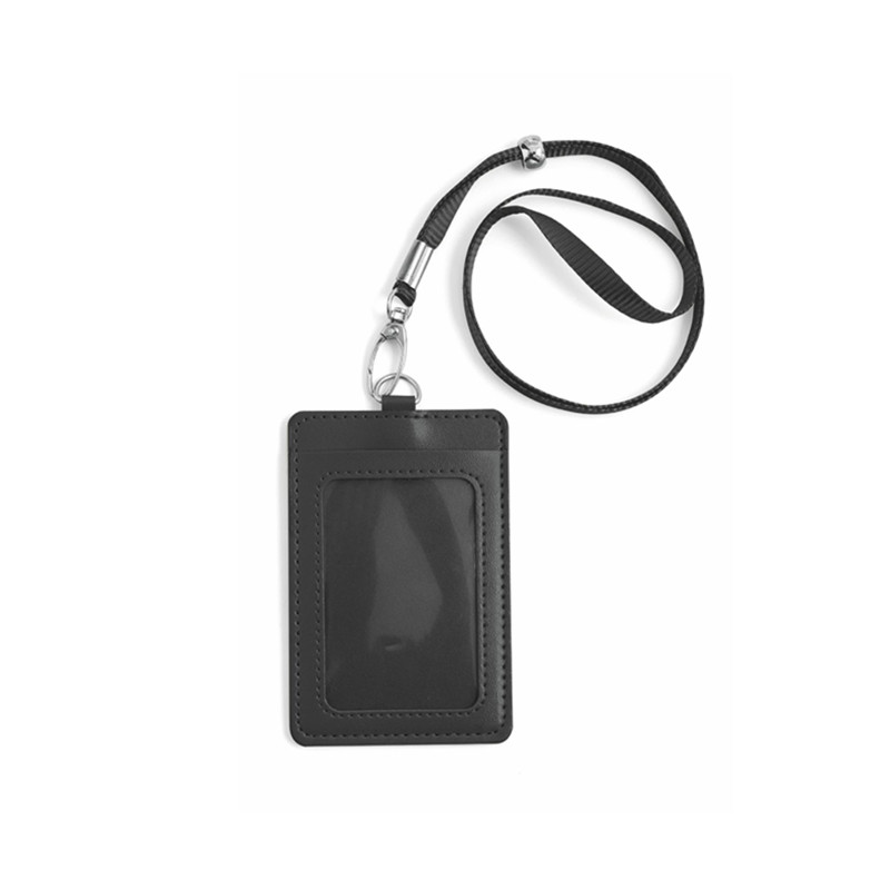 PORTA BADGE IN SIMILPELLE