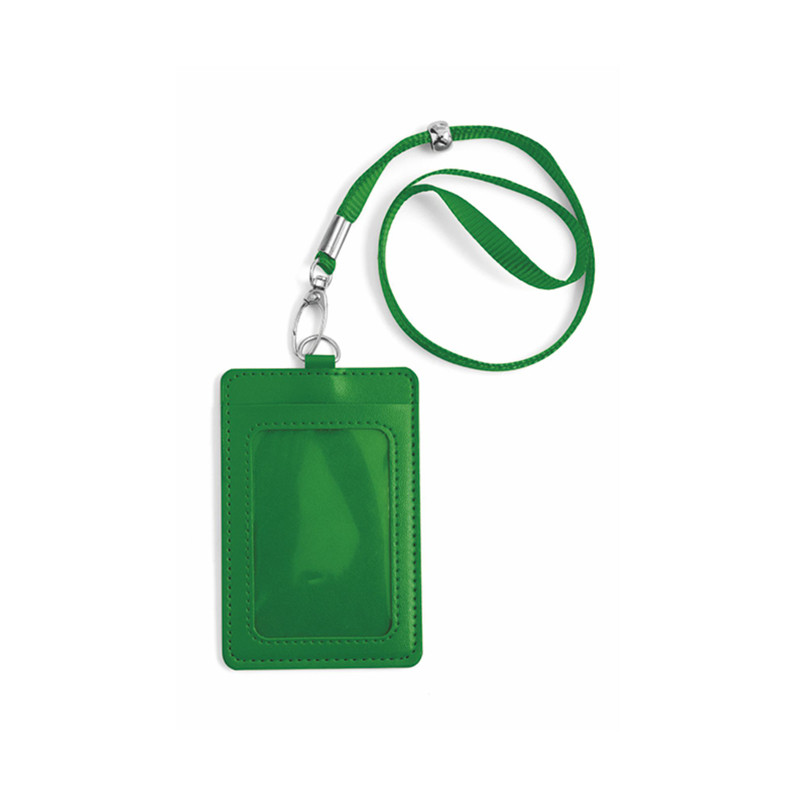 PORTA BADGE IN SIMILPELLE