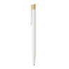 PENNA A SCATTO IN PLASTICA E INSERTO IN BAMBOO