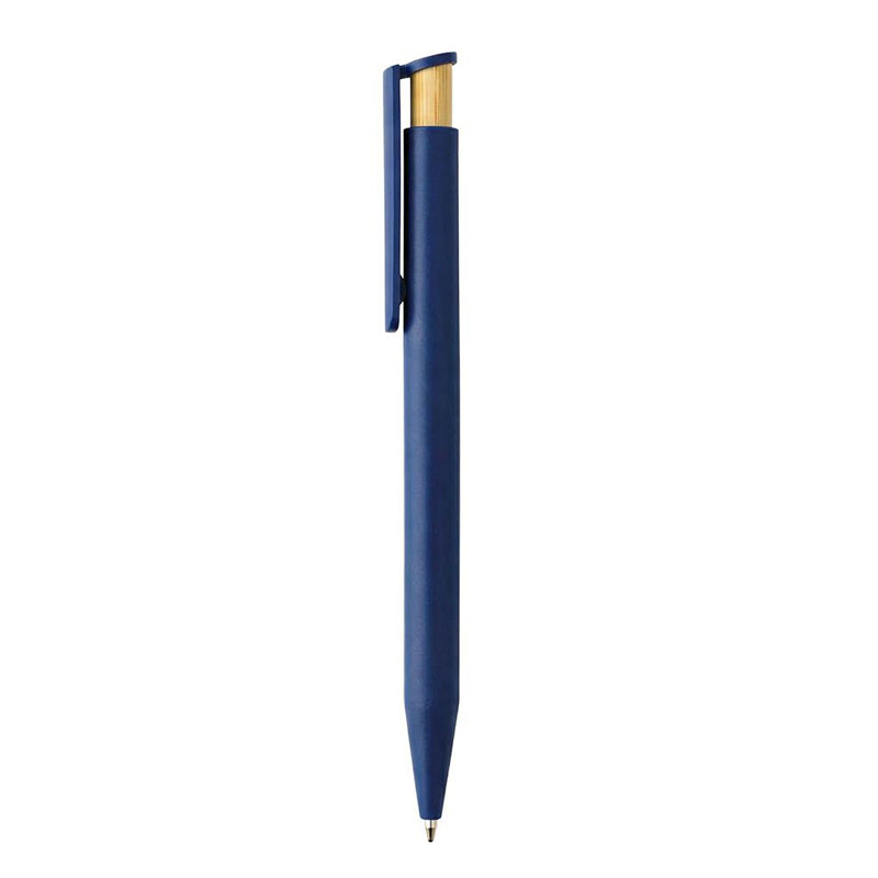 PENNA A SCATTO IN PLASTICA E INSERTO IN BAMBOO