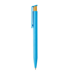 PENNA A SCATTO IN PLASTICA E INSERTO IN BAMBOO