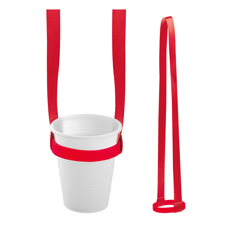 LANYARD CON PORTABICCHIERE IN SILICONE