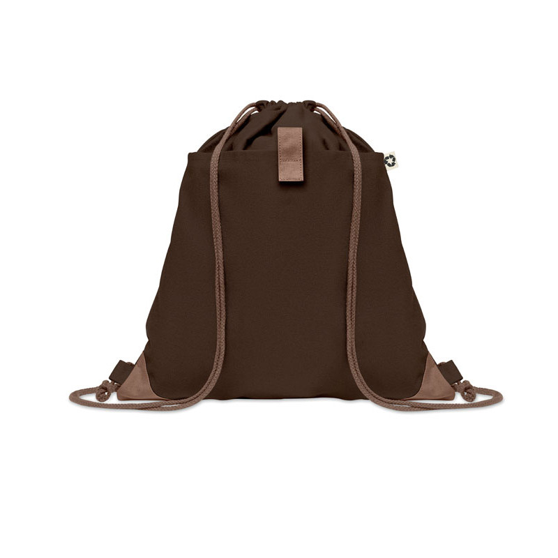 SACCA ZAINO IN COTONE RICICLATO 38X42